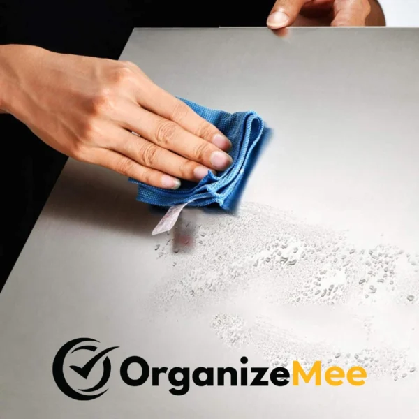 Big Stainless Steel worktop Saver Platform Chopping Board Round Edge Baking Board,Size 60 cm Wide X 47 cm deep + 25 mm Bend