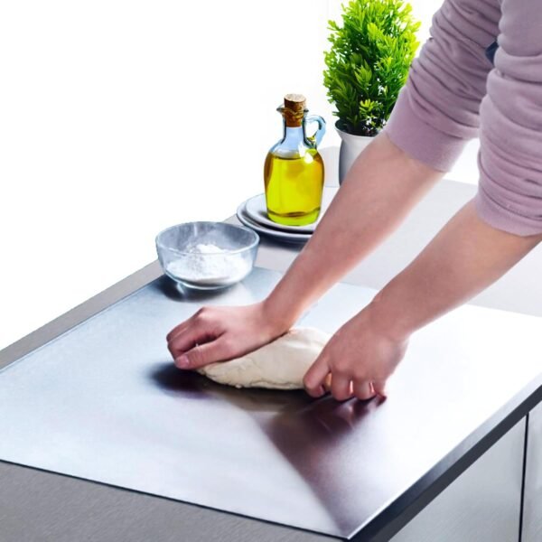 OrganizeMee stainless steel countertop worktop Saver Platform Chopping cutting Board (Platform medium)