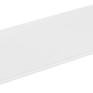 OrganizeMee - 12 inch Z Metal Small Wall Mounted Shelves,Bluetooth Speaker,Wi-Fi Camera Stand Corner Floating Shelf for Living Room & Bedroom,Home Decor Items Plant Pot mounting Racks (White)